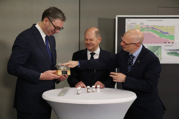 Aleksandar Vučić i Olaf Scholz