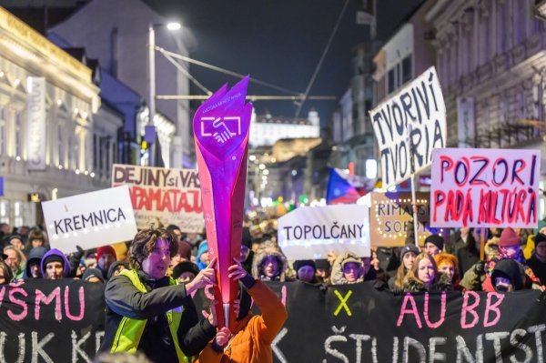 Prosvjed Za slobodnu kulturu u Bratislavi