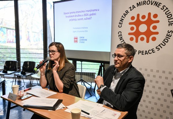 Predstavljeni rezultati istraživanja "Stavovi prema strancima i manjinama u hrvatskom društvu u 2024. godini: prijetnja, susret, suživot?"