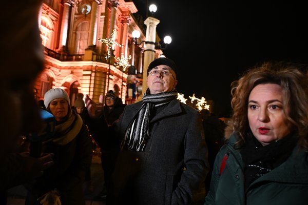 Okupljanje sudionika mirnog mimohoda Za sigurnu školu