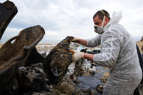 Čišćenje plaže u Anapi