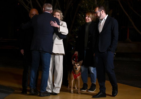 Ivana Kekin sa suprugom Milom stigla u predsjednički stožer