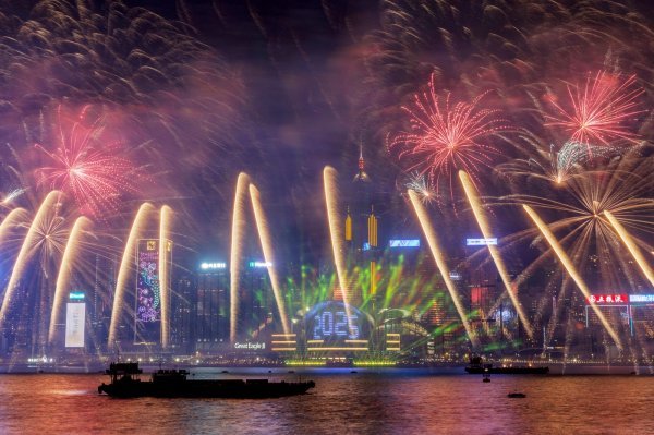 Doček Nove godine u Hong Kongu