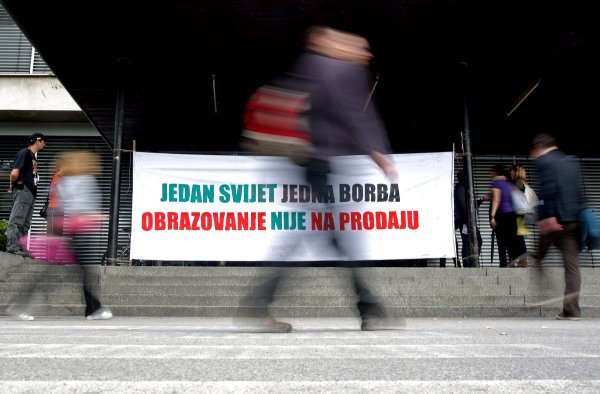 Blokada Filozofskog fakulteta u Zagrebu