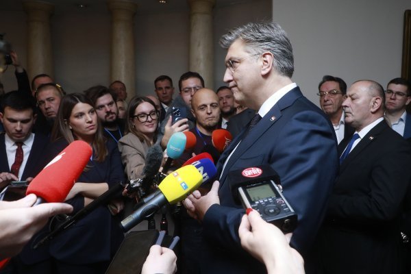 Obraćanje Andreja Plenkovića nakon Primorčeva govora
