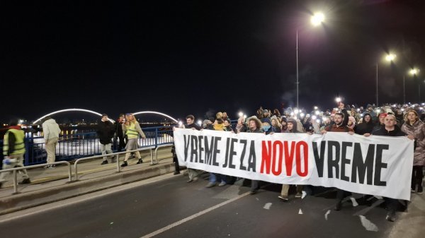 Studentski prosvjed u Novom Sadu