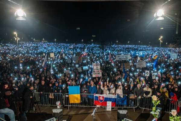 Prosvjed u Slovačkoj