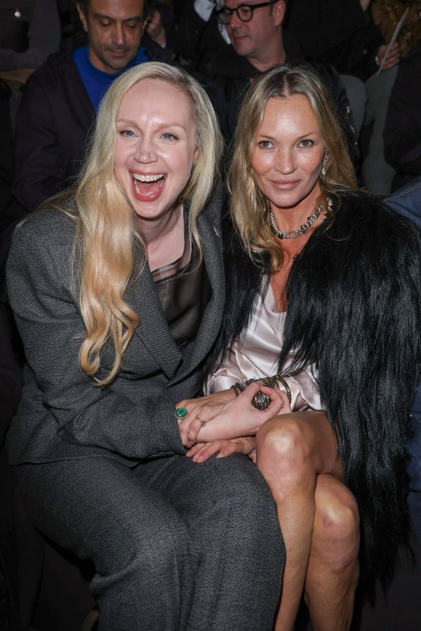 Gwendoline Christie i Kate Moss
