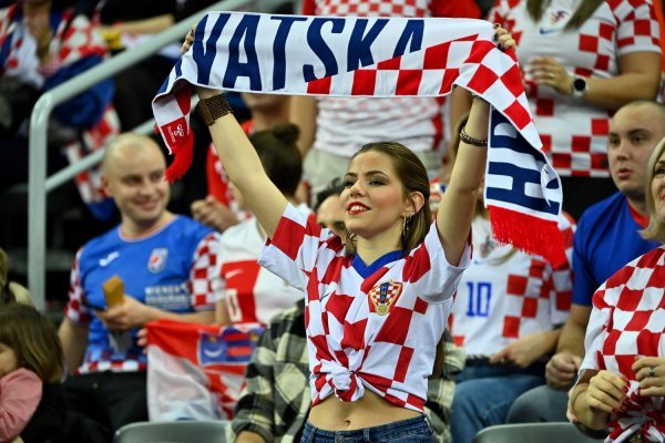 Hrvatska - Slovenija, rukomet, SP, navijači, 26.1.2025.