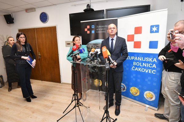 Ministrica Hrstić u Čakovcu zbog problema u županijskoj bolnici