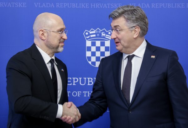 Denis Šmihal i Andrej Plenković