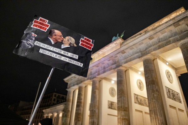 Prosvjed protiv moguće koalicije CDU-a i AfD-a