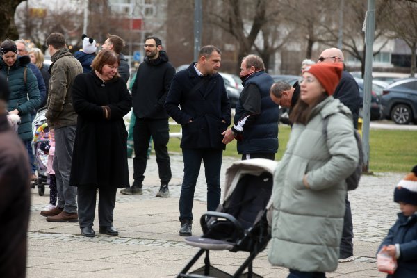 Prosvjed potpore liječnicima u Čakovcu