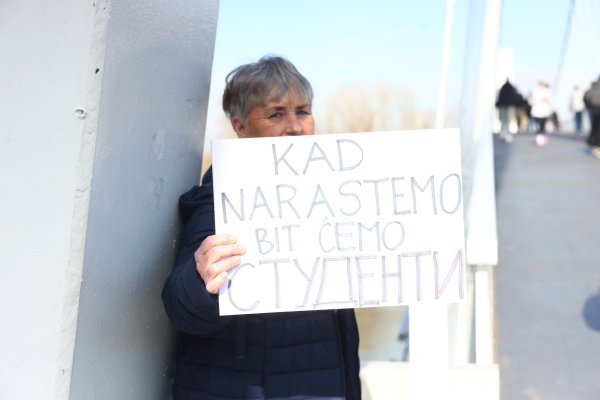 Podrška studentima u Srbiji iz Osijeka, Zagreba i Splita