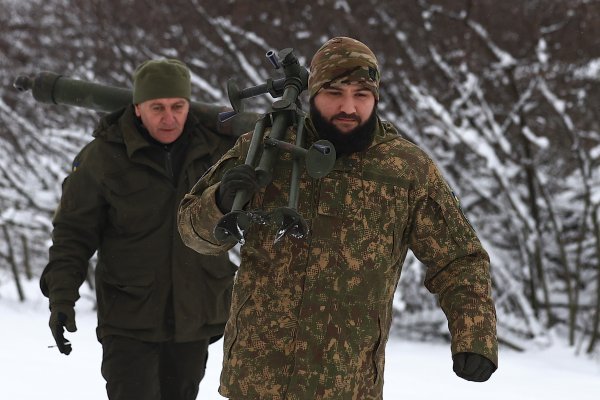 Ukrajinski vojnici na fronti kod Limana