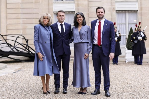 Brigitte Macron i Usha Vance