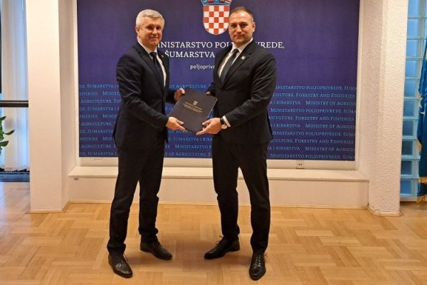 Tugomir Majdak i David Vlajčić, ministar poljoprivrede