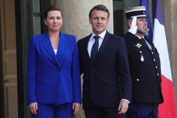Mette Frederiksen i Emmanuel Macron