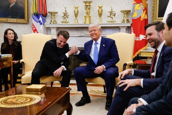 Emmanuel Macron i Donald Trump