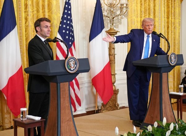 Emmanuel Macron i Donald Trump