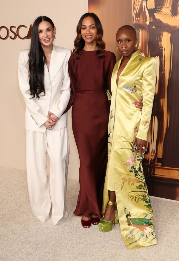 Demi Moore, Zoe Saldana i Cynthia Erivo