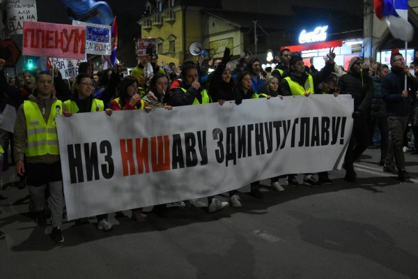 Studenti po dolasku u Niš