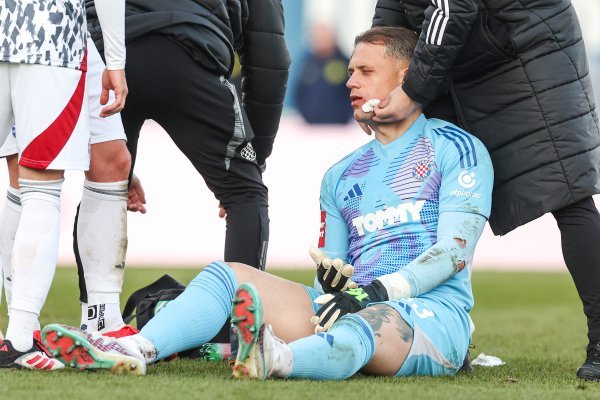 Dinamo - Hajduk, ozljeda Ivan Lučić