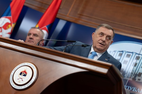Predsjednik Republike Srpske Milorad Dodik održao je u Banja Luci konferenciju za medije