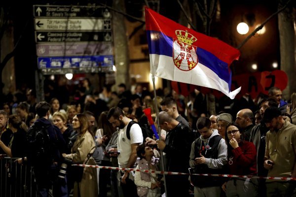 Doček studenata iz unutrašnjosti Srbije na beogradskim Terazijama