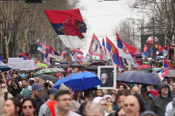 Prosvjednici na ulicama Beograda