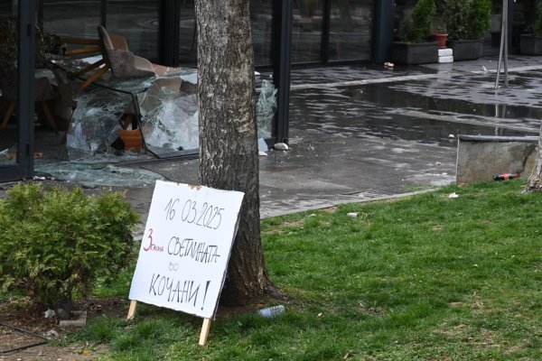 Izbili neredi u Kočanima, prosvjednici razbili kafić vlasnika noćnog kluba