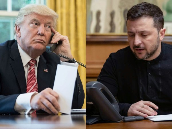 Donald Trump i Volodimir Zelenski