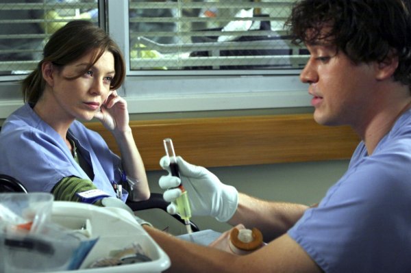 Ellen Pompeo i T.R. Knight