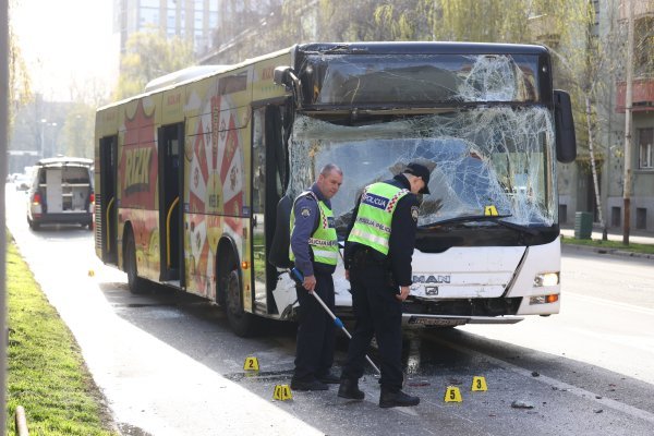 Sudar autobusa u Osijeku