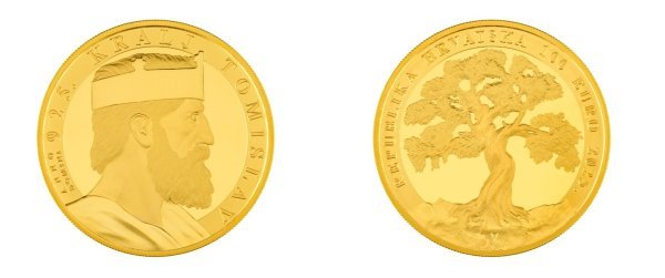 Zlatnik 'Kralj Tomislav' 1 unca