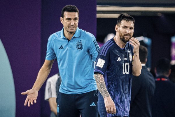 Leo Messi i Lionel Scaloni Argentina