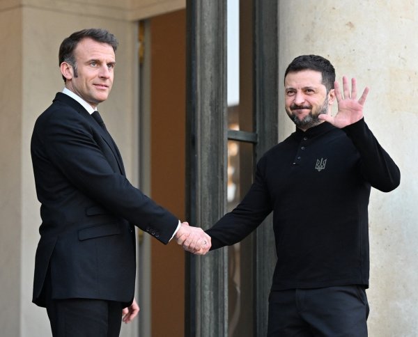 Emmanuel Macron i Volodimir Zelenski