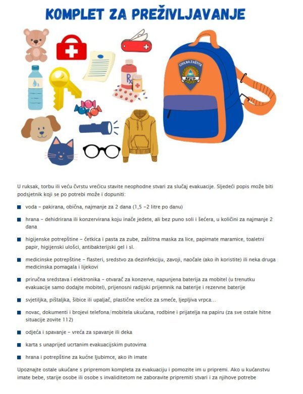 Komplet za preživljavanje