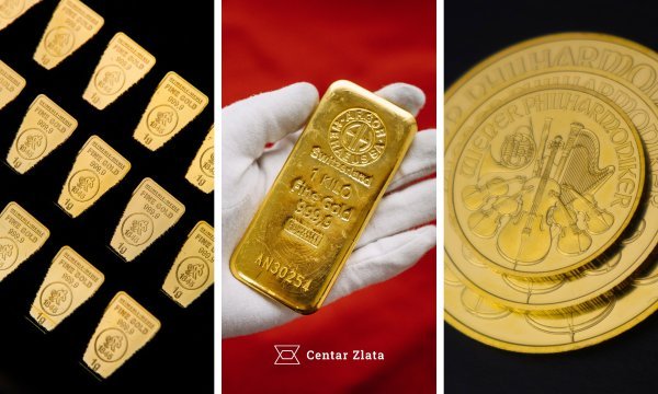 Investicijsko zlato dolazi u obliku zlatnih poluga, zlatnika i zlatnih kompleta