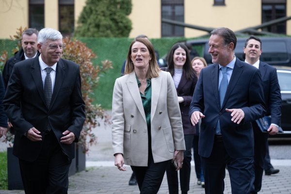 Gordan Jandroković sastao se s predsjednicom Europskog parlamenta Robertom Metsolom