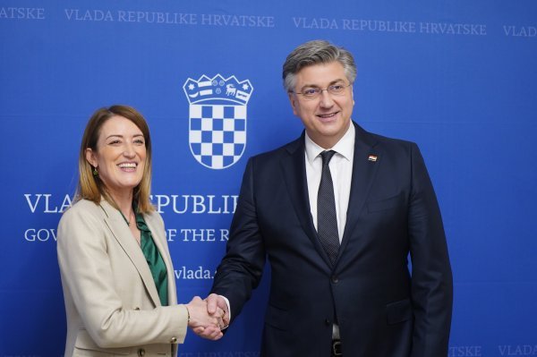 Andrej Plenković i Roberta Metsola