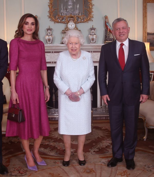 Kraljica Rania u Buckinghamskoj palači