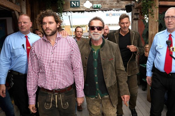 Arnold i Christopher Schwarzenegger