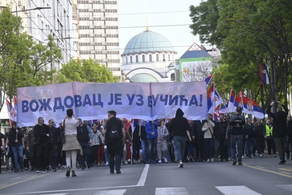 Vučićev skup 'Ne damo Srbiju' u Beogradu