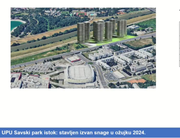 Stari projekt Ante Nobila uz Savu