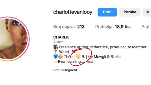 Instagram profil Charlotte van Looy