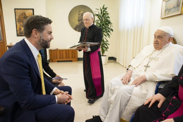Papa Franjo i JD Vance