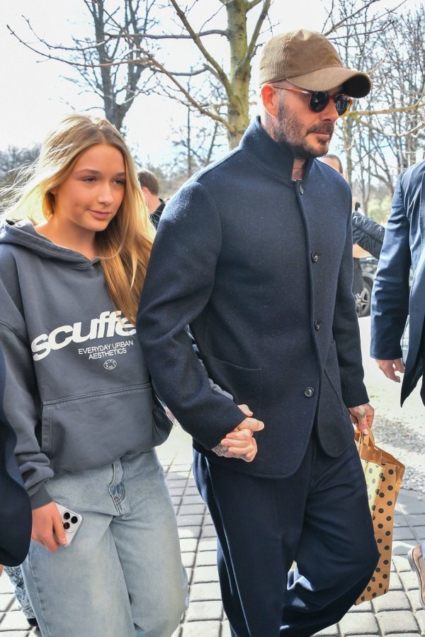 David Beckham i Harper Beckham