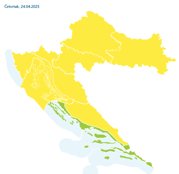 DHMZ prognoza