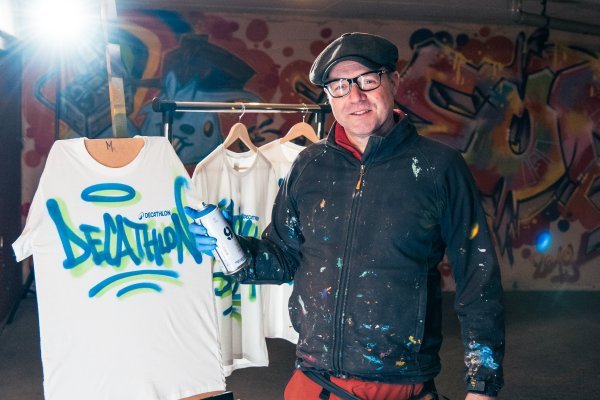 Krešimir Golubić – dio kolektiva Graffiti na Gradele sprejom piše lijepu humanitarnu priču